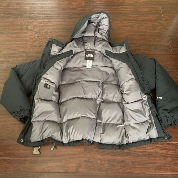 The North Face Womens 550 Goose Down Hooded Jacket - Picture 3 of 8